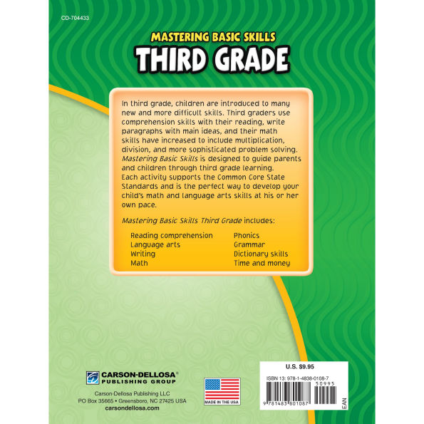 Mastering Basic Skills® Third Grade Activity Book