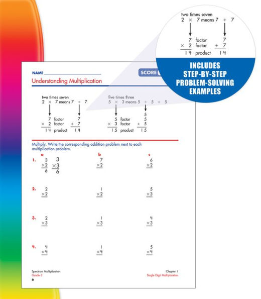 Multiplication Workbook, Grade 3