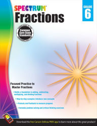 Title: Spectrum Fractions, Grade 6, Author: Spectrum