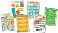 Title: Chevron Basic Skills Chart Set, Author: Carson-Dellosa Publishing