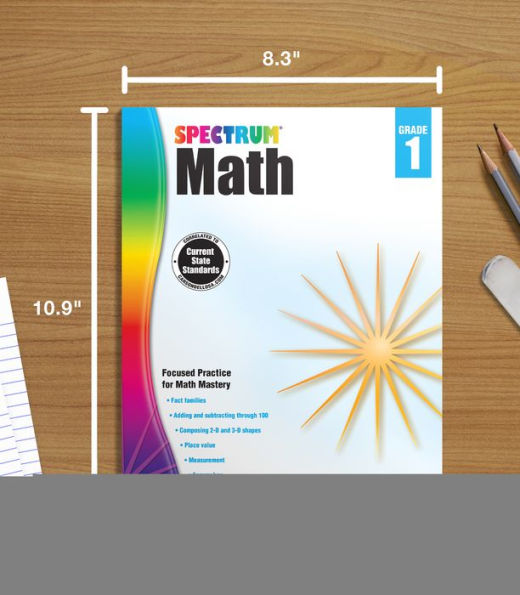 Spectrum Math Workbook, Grade 1