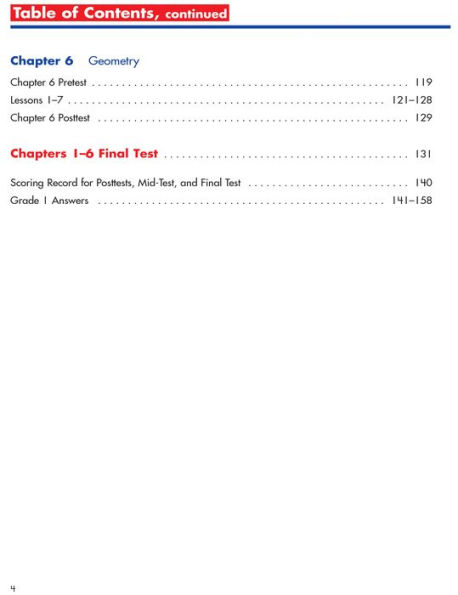 Spectrum Math Workbook, Grade 1