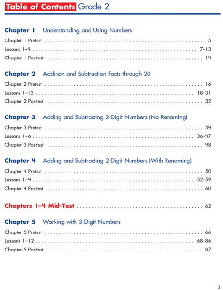 Spectrum Math, Grade 2