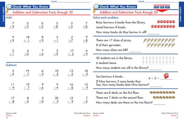 Spectrum Math, Grade 2