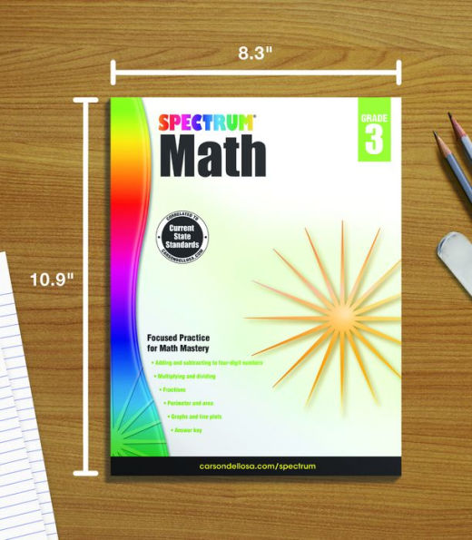 Spectrum Math Workbook, Grade 3