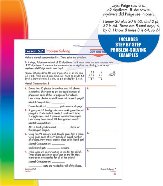 Spectrum Math Workbook, Grade 3