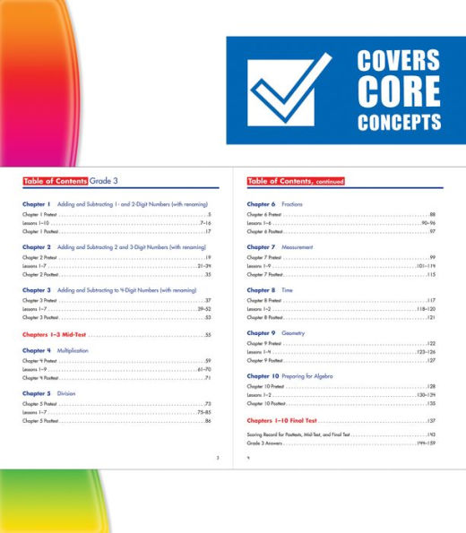 Spectrum Math Workbook, Grade 3