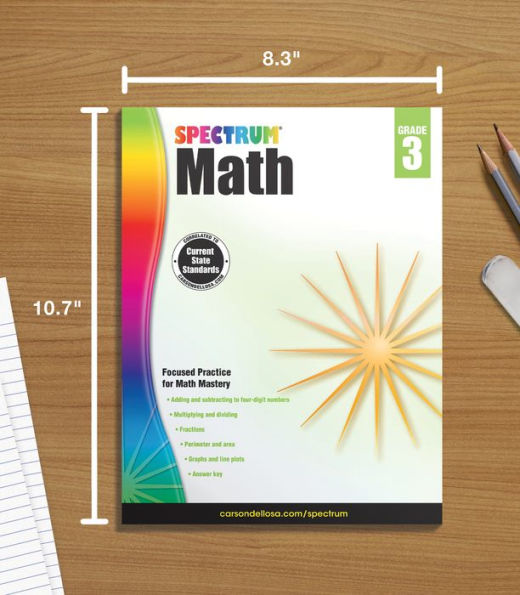 Spectrum Math Workbook, Grade 3