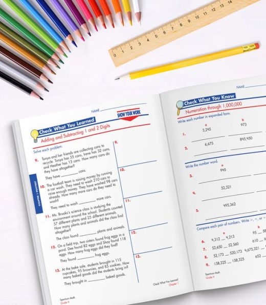 Spectrum Math Workbook, Grade 4