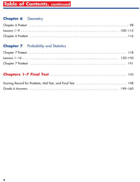 Spectrum Math Workbook, Grade 6