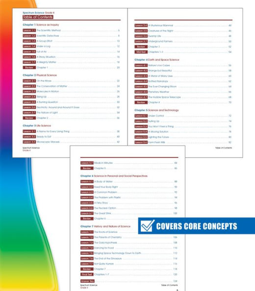 Spectrum Science, Grade 4