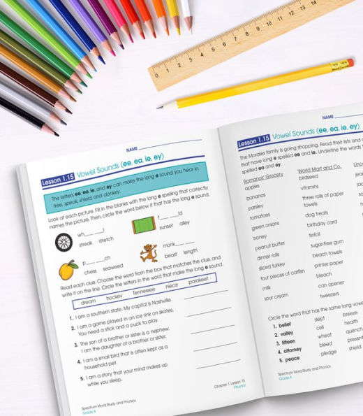 Spectrum Word Study and Phonics, Grade 4