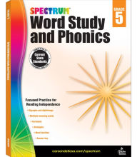 Title: Spectrum Word Study and Phonics, Grade 5, Author: Spectrum