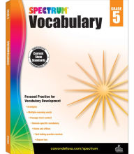 Title: Spectrum Vocabulary, Grade 5, Author: Spectrum