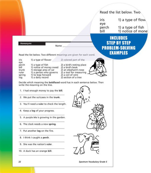 Spectrum Vocabulary, Grade 5