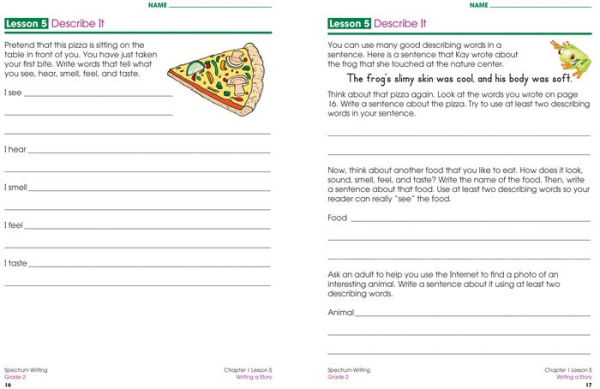 Spectrum Writing, Grade 2