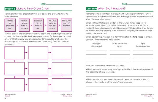 Spectrum Writing, Grade 3