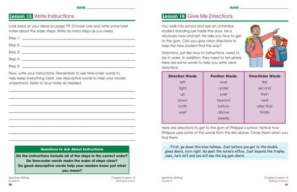 Spectrum Writing, Grade 4