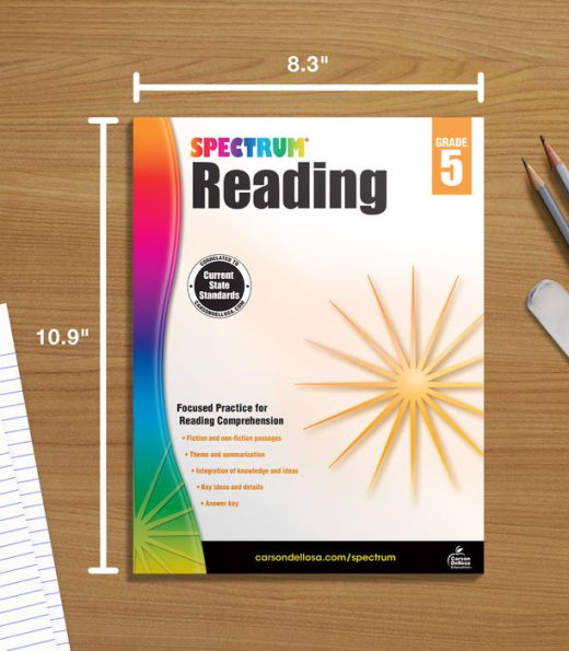 Spectrum Reading Workbook, Grade 5