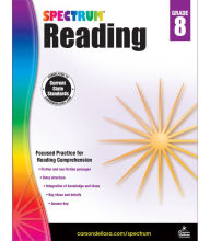 Title: Spectrum Reading Workbook, Grade 8, Author: Spectrum