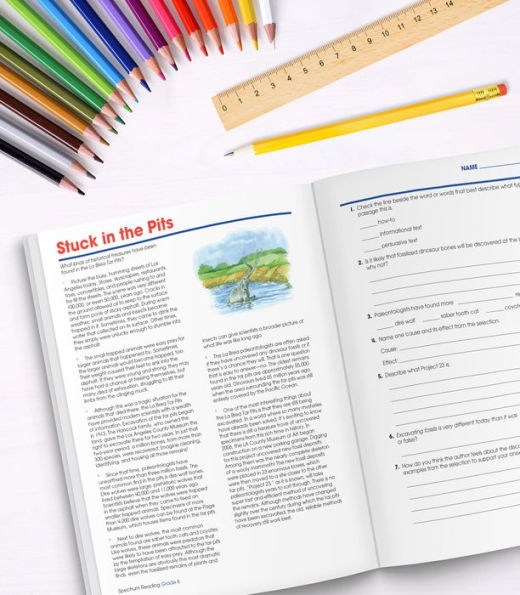 Spectrum Reading Workbook, Grade 8