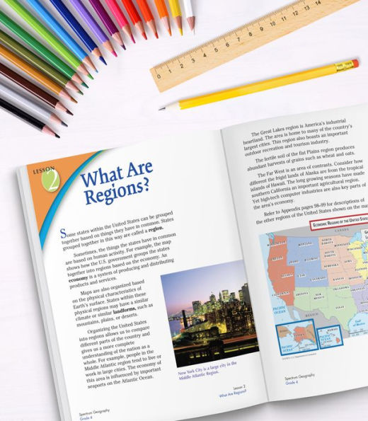 Spectrum Geography, Grade 4: Regions of the U.S.A.