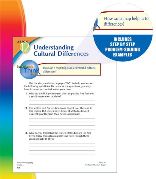 Spectrum Geography, Grade 4: Regions of the U.S.A.