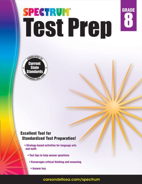 Spectrum Test Prep, Grade 8