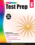 Alternative view 1 of Spectrum Test Prep, Grade 6