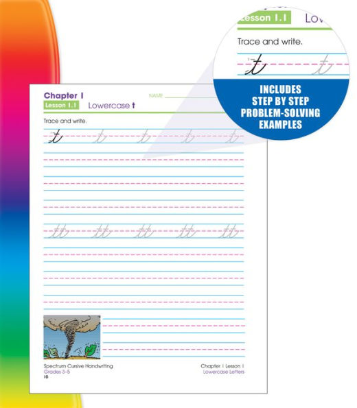 Spectrum Cursive Handwriting, Grades 3 - 5