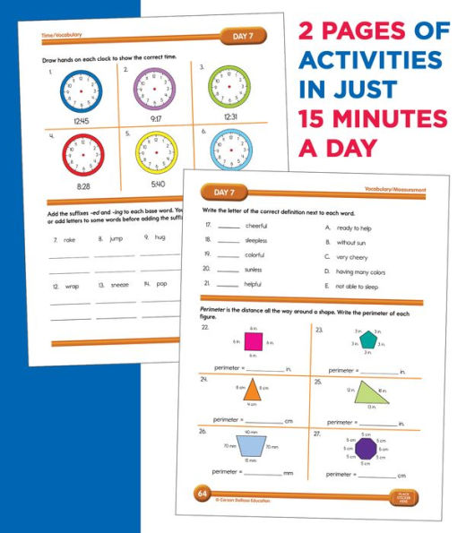 Summer Bridge Activities, Grades 2 - 3: Bridging Grades Second to Third