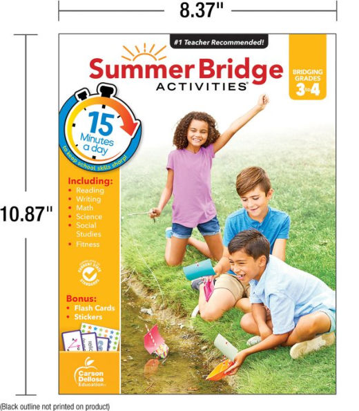 Summer Bridge Activities, Grades 3 - 4: Bridging Grades Third to Fourth