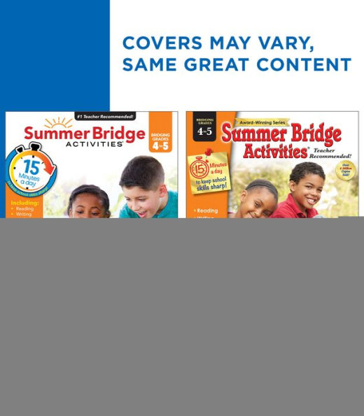 Summer Bridge Activities, Grades 4 - 5: Bridging Grades Fourth to Fifth