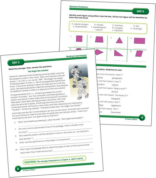 Summer Bridge Activities, Grades 5 - 6: Bridging Grades Fifth to Sixth