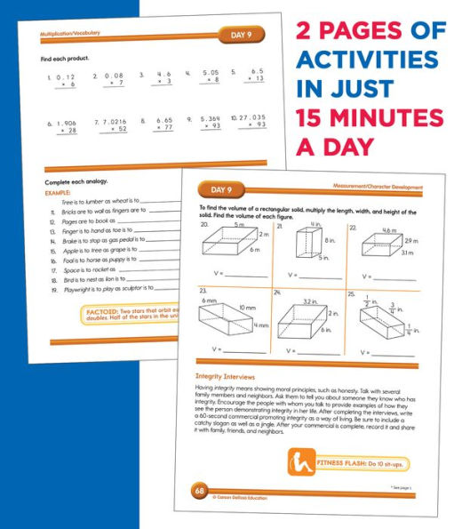 Summer Bridge Activities, Grades 5 - 6: Bridging Grades Fifth to Sixth