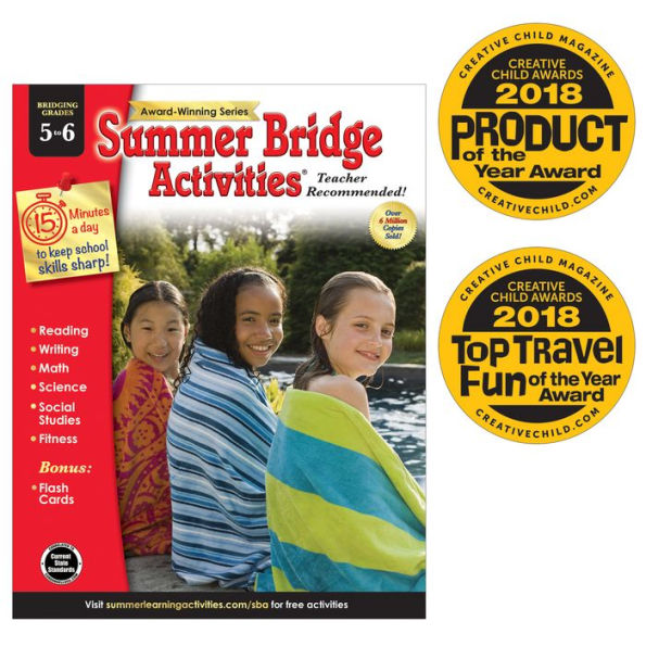 Summer Bridge Activities, Grades 5 - 6: Bridging Grades Fifth to Sixth