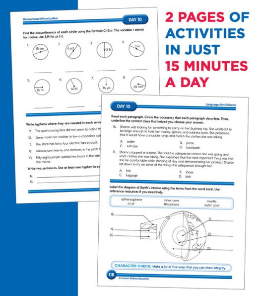 Summer Bridge Activities, Grades 6 - 7: Bridging Grades Sixth to Seventh