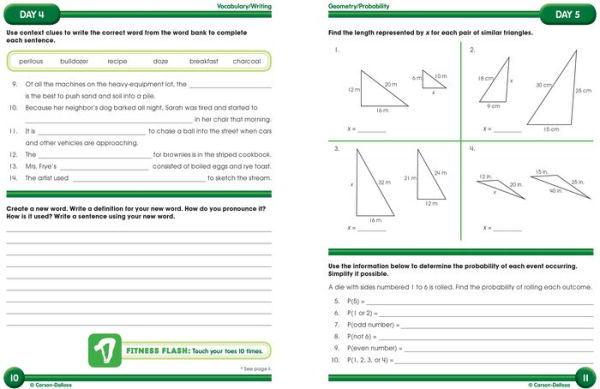 Summer Bridge Activities, Grades 7 - 8: Bridging Grades Seventh to Eighth