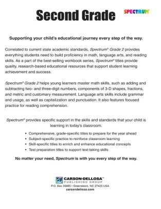 Spectrum Grade 2 Paperback - 