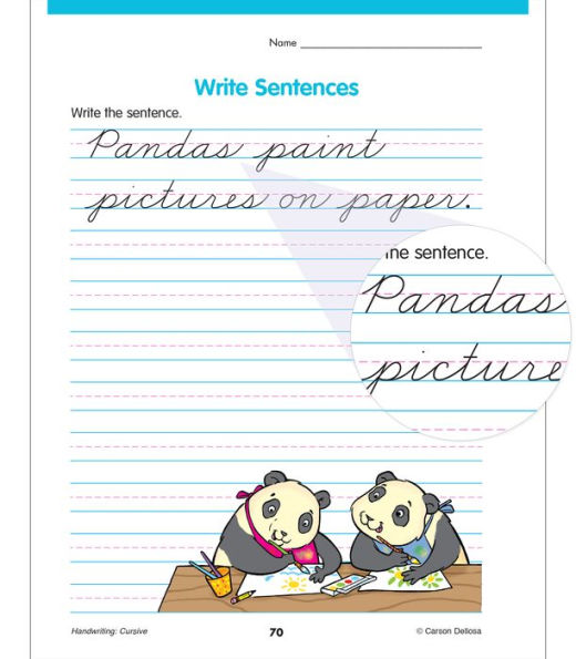 Handwriting: Cursive Workbook