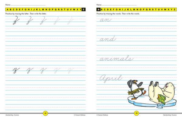 Handwriting: Cursive Workbook