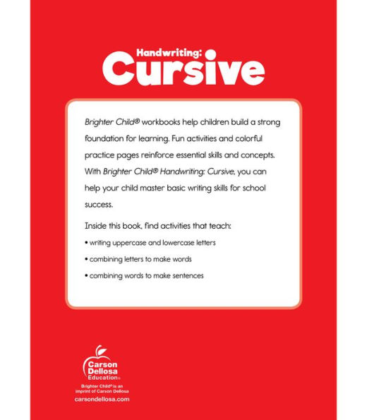 Handwriting: Cursive Workbook