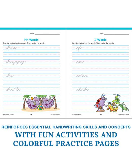 Handwriting: Cursive Workbook