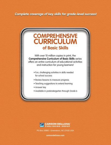 Comprehensive Curriculum of Basic Skills, Grade K