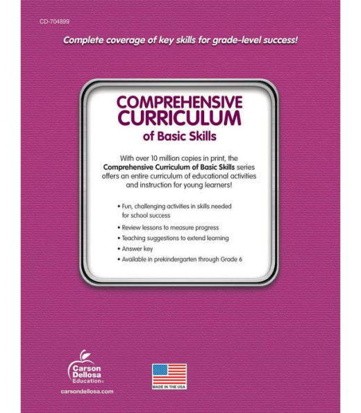 Comprehensive Curriculum of Basic Skills, Grade 6