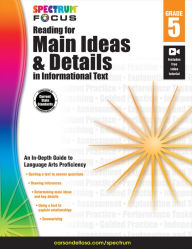 Title: Spectrum Reading for Main Ideas and Details in Informational Text, Grade 5, Author: Spectrum