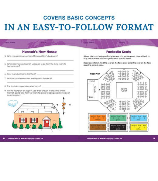 The Complete Book of Maps & Geography, Grades 3 - 6