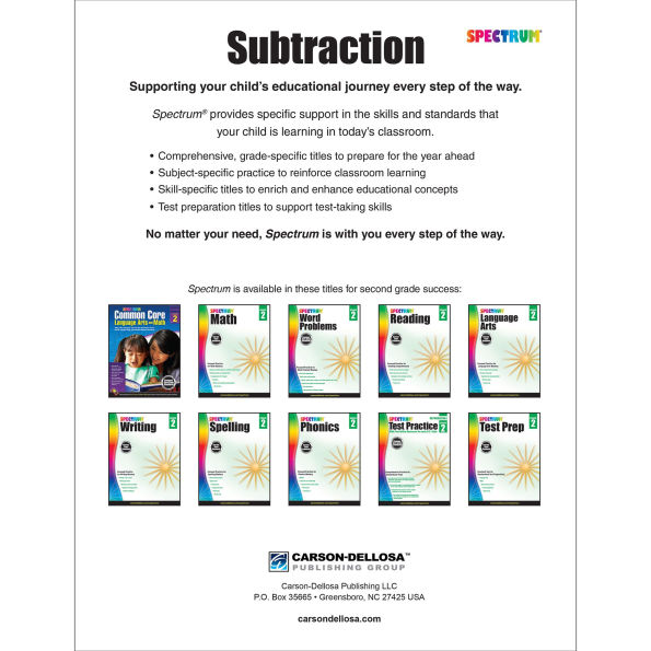 Subtraction, Grade 2