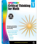 Alternative view 1 of Spectrum Critical Thinking for Math, Grade 1