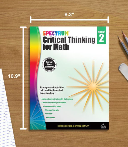 Spectrum Critical Thinking for Math, Grade 2